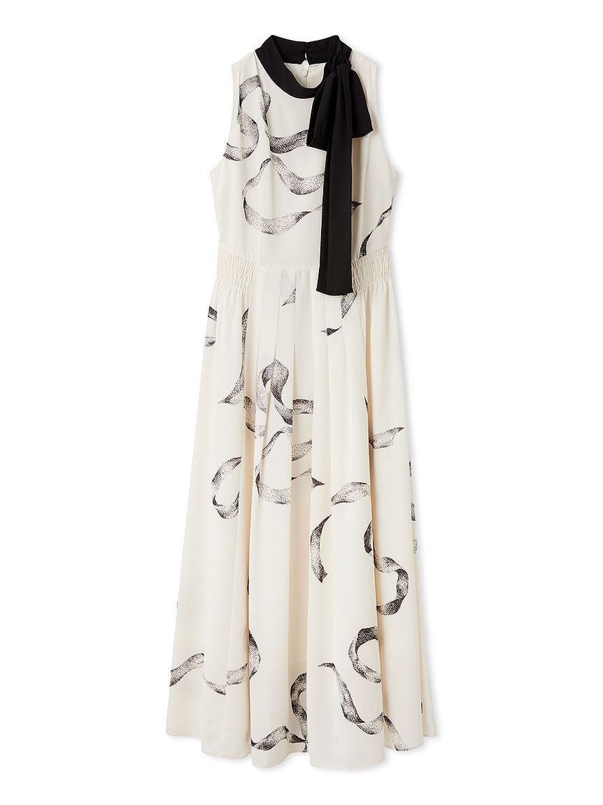 SNIDEL「【WEB限定カラーあり】リボンディテールカーデセットワンピース」|ワンピース|