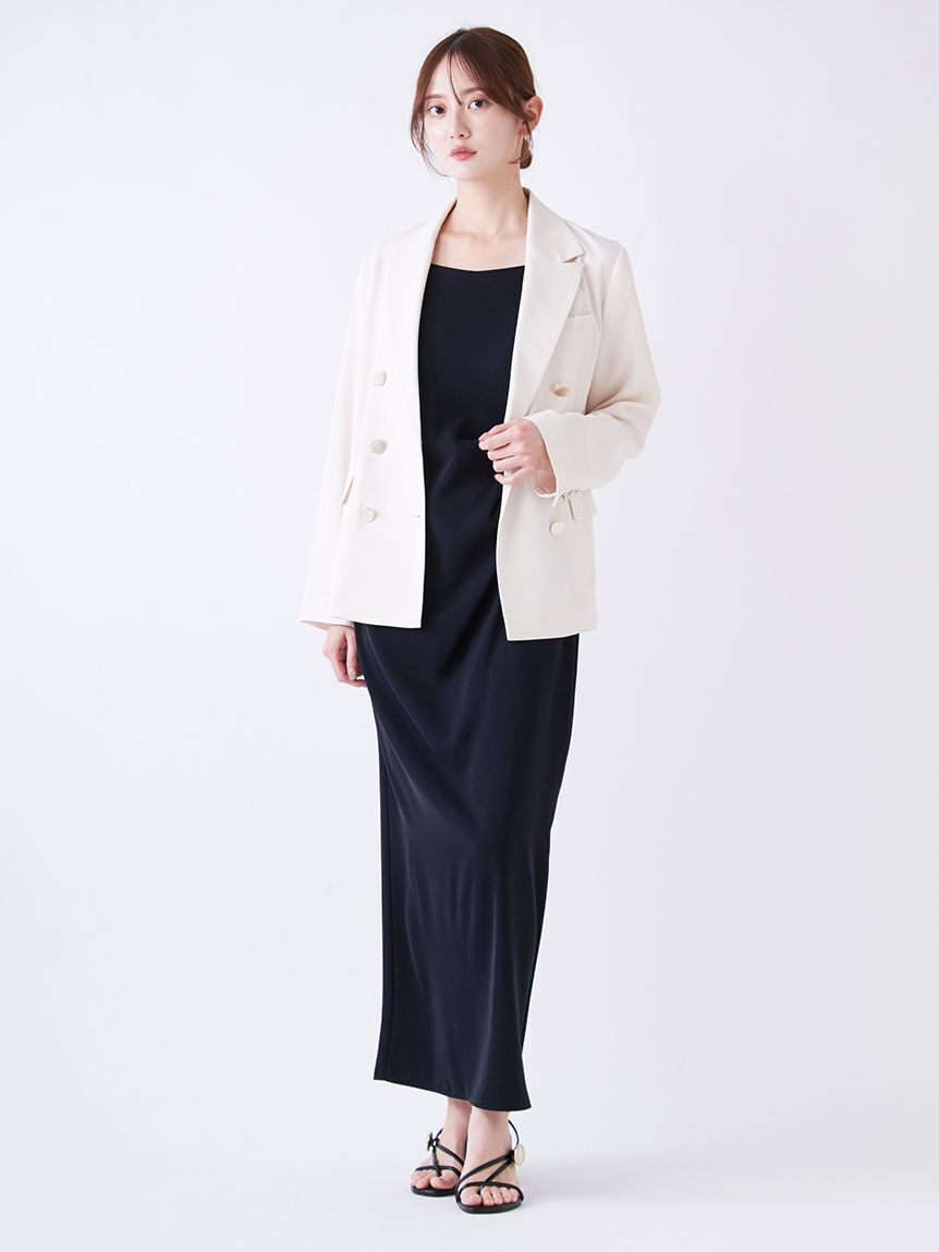 SNIDEL「【LUMISHADE】UVダブルジャケット」|テーラードジャケット|