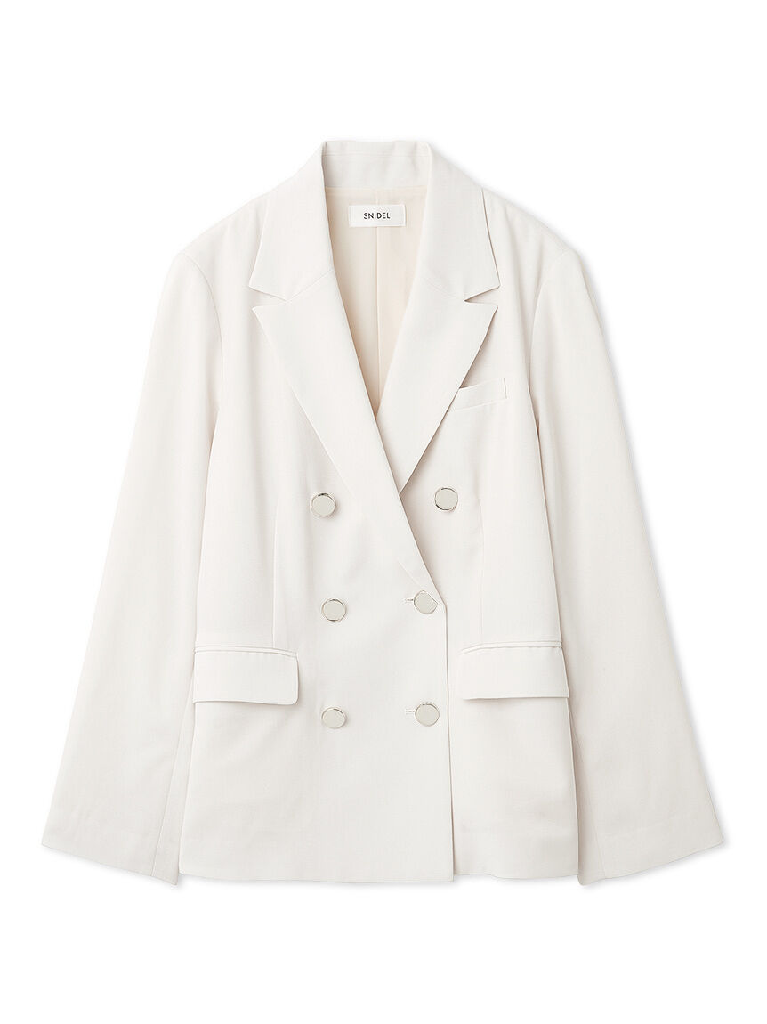 SNIDEL「【LUMISHADE】UVダブルジャケット」|テーラードジャケット|