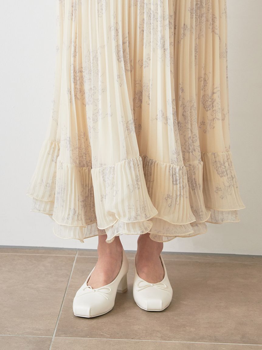 SNIDEL「【Chacott】コラボフラワーレースワンピース」|ワンピース|