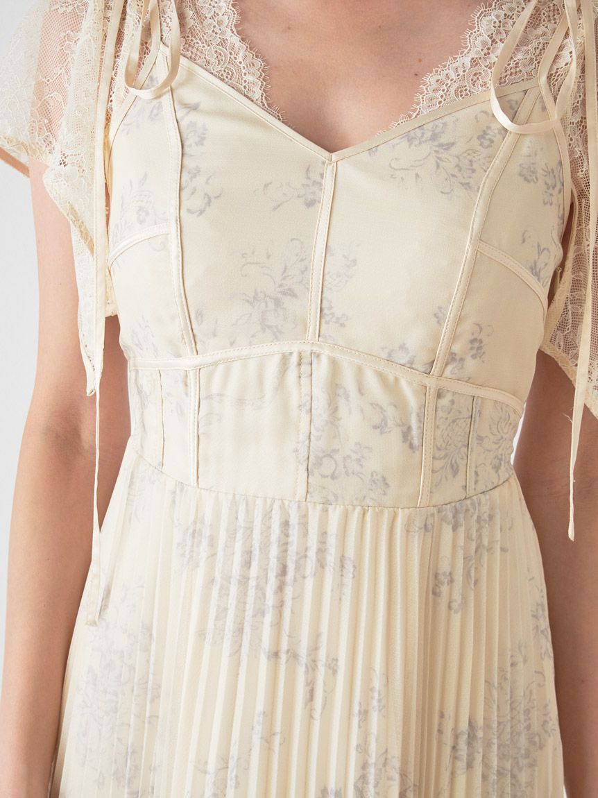 SNIDEL「【Chacott】コラボフラワーレースワンピース」|ワンピース|