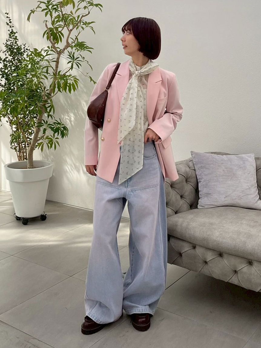 LILY BROWN「オーガンザボウタイブラウス」|シャツ・ブラウス|