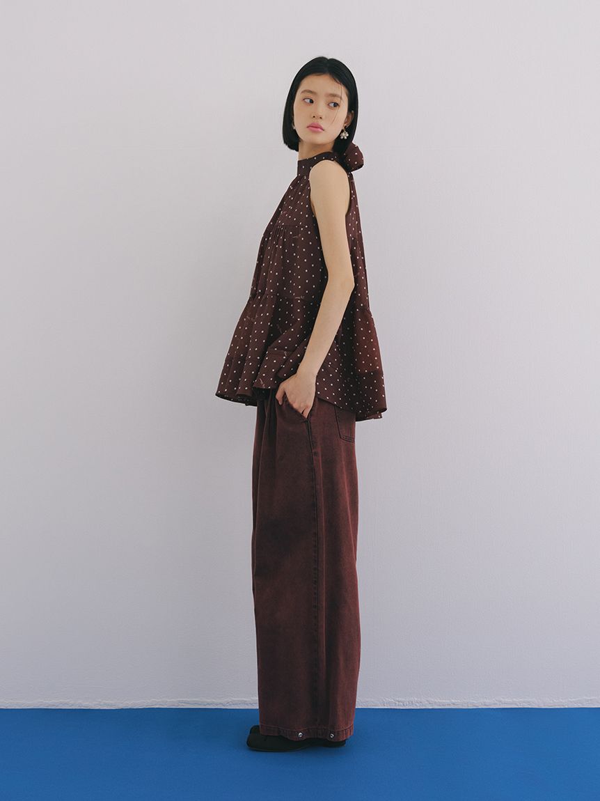 LILY BROWN「【WEB限定カラー】アメスリティアードブラウス」|シャツ・ブラウス|