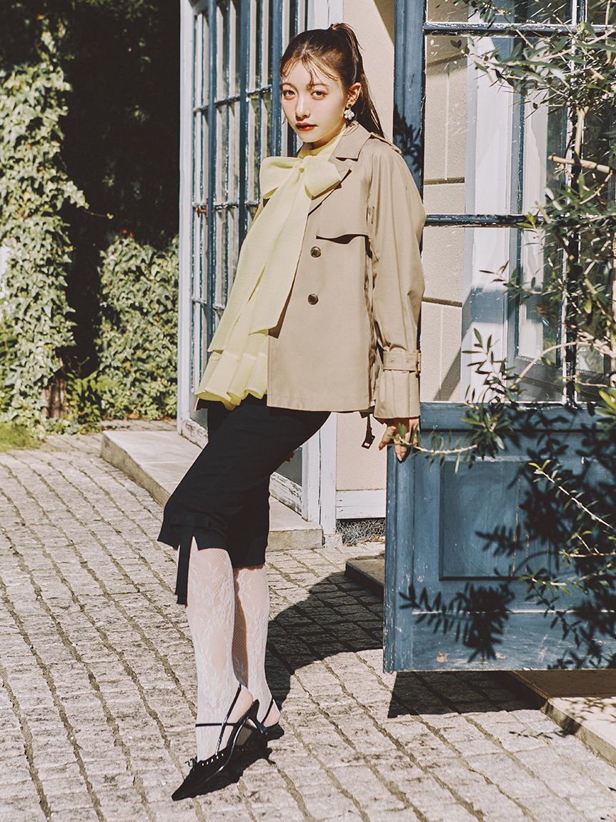 LILY BROWN「【WEB限定カラー】アメスリティアードブラウス」|シャツ・ブラウス|