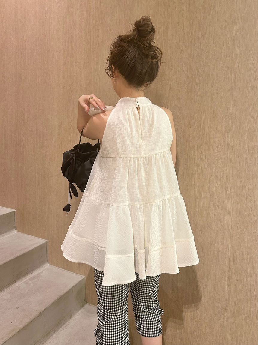 LILY BROWN「【WEB限定カラー】アメスリティアードブラウス」|シャツ・ブラウス|