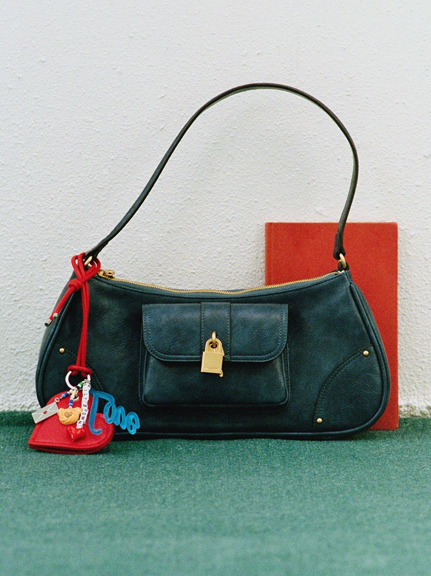 LILY BROWN「ハートモチーフキーチャーム<キーリング付き>」|キーケース|