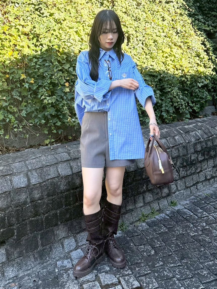 LILY BROWN「Lily Bearレターモチーフバリエシャツ」|シャツ・ブラウス|