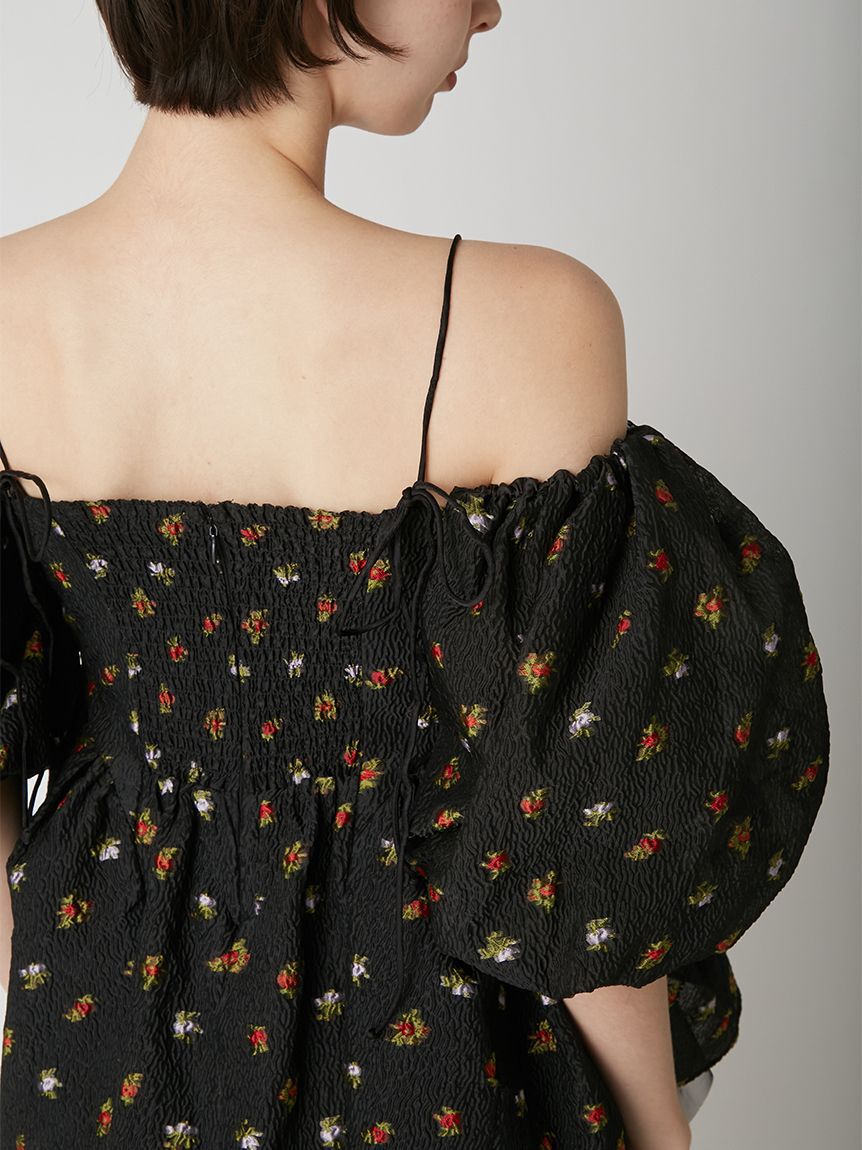 LILY BROWN「3wayペプラムジャガードブラウス」|シャツ・ブラウス|