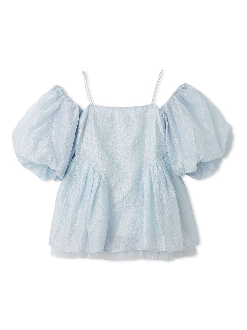 LILY BROWN「3wayペプラムジャガードブラウス」|シャツ・ブラウス|