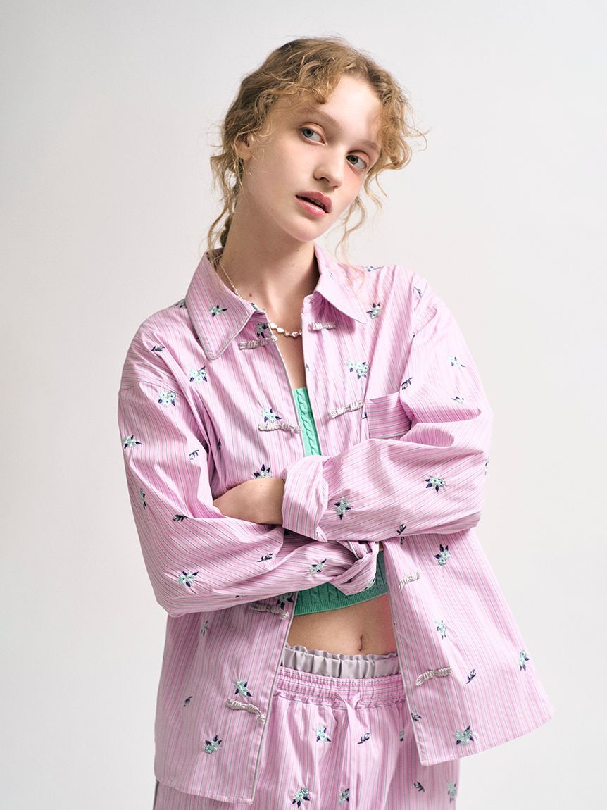 LILY BROWN「【LILY BROWN&times;KEITA MARUYAMA】チャイナスリーピングシャツ」|シャツ・ブラウス|