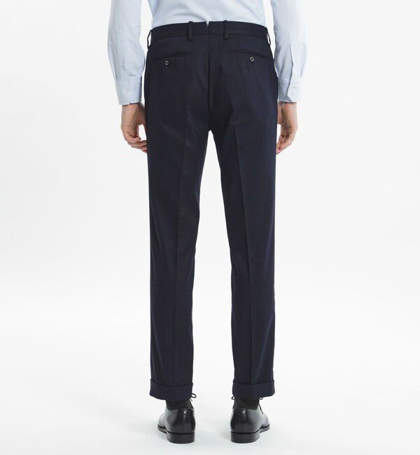 MACKINTOSH PHILOSOPHY「【24年秋冬モデル】トロッター トラウザーズ #000（ナンバーゼロ）バーズアイストレッチ　リサイクル」|スラックス|