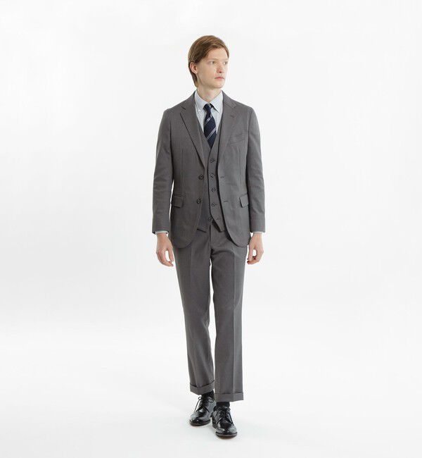 MACKINTOSH PHILOSOPHY「【24年秋冬モデル】トロッター トラウザーズ #000（ナンバーゼロ）バーズアイストレッチ　リサイクル」|スラックス|