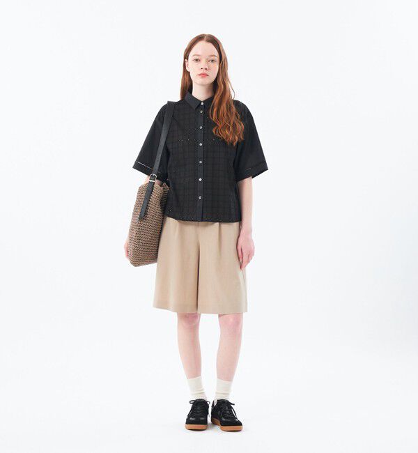 MACKINTOSH PHILOSOPHY「スクエアレースブラウス」|シャツ・ブラウス|
