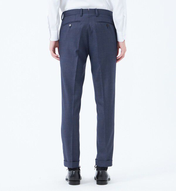 MACKINTOSH PHILOSOPHY「トロッター トラウザーズ#108 ウール混グレンチェック」|スラックス|