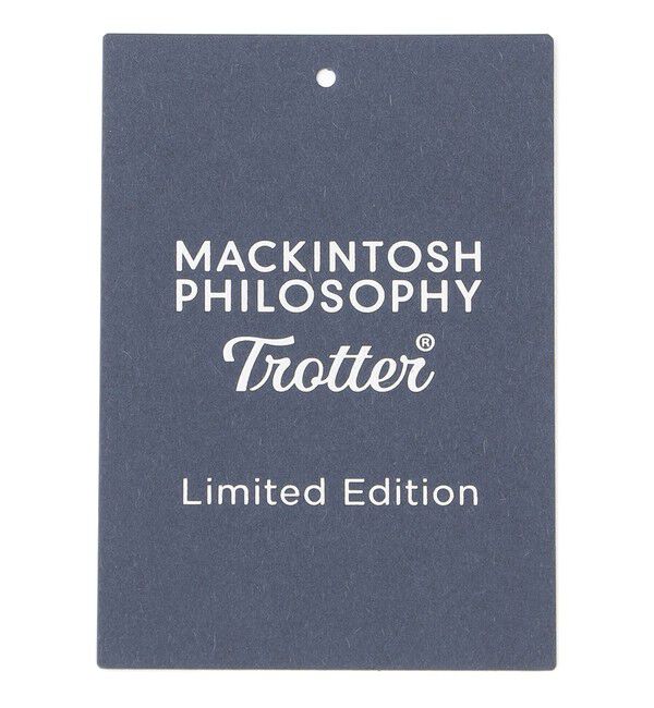 MACKINTOSH PHILOSOPHY「トロッター トラウザーズ#108 ウール混グレンチェック」|スラックス|