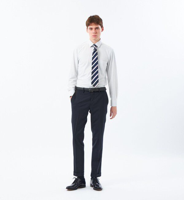 MACKINTOSH PHILOSOPHY「トロッター トラウザーズ ＃109 ウール混ストレッチトロピカル」|スラックス|