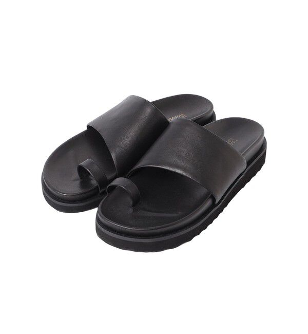 MACKINTOSH PHILOSOPHY「【予約販売】シープレザーサンダル」|サンダル|ブラック