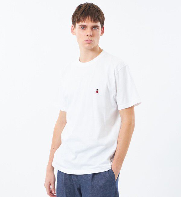 MACKINTOSH PHILOSOPHY「【WEB&一部店舗限定】バッキンガムベア 5.6oz クルーネックワンポイントTシャツ」|Tシャツ・カットソー|ホワイト