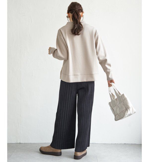 ikka「GOKU楽鹿の子ダンボールプルオーバー」|パーカー|