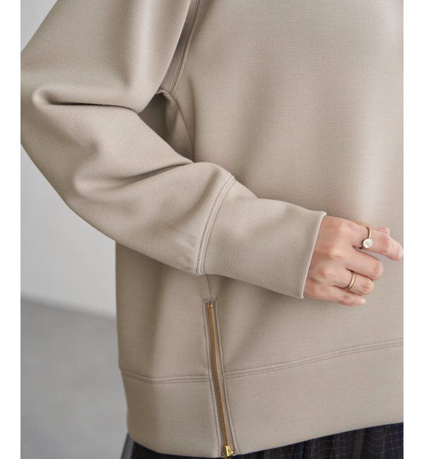 ikka「GOKU楽鹿の子ダンボールプルオーバー」|パーカー|