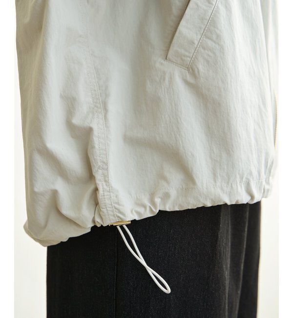 ikka「ミドル丈リブブルゾン」|ブルゾン・スタジャン|