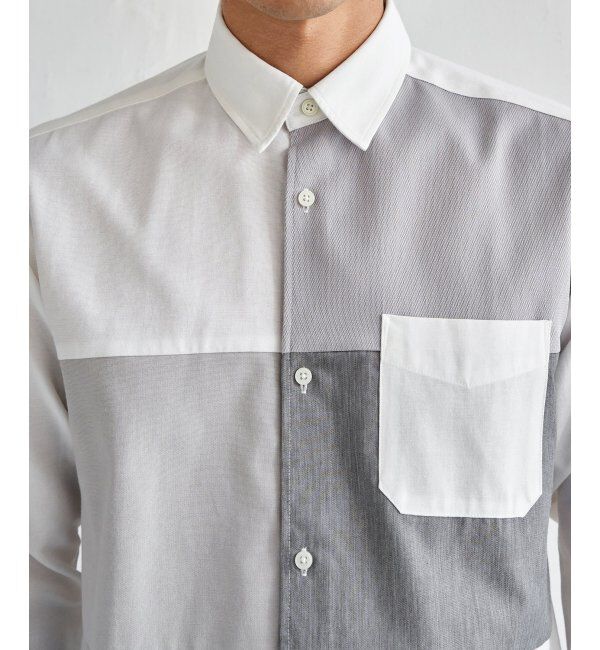 ikka「オックスブロックスグラデシャツ」|シャツ・ブラウス|