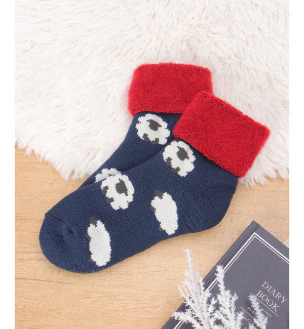 Lbc with Life「裏起毛 ソックスシープ」|その他|ネイビーブルー