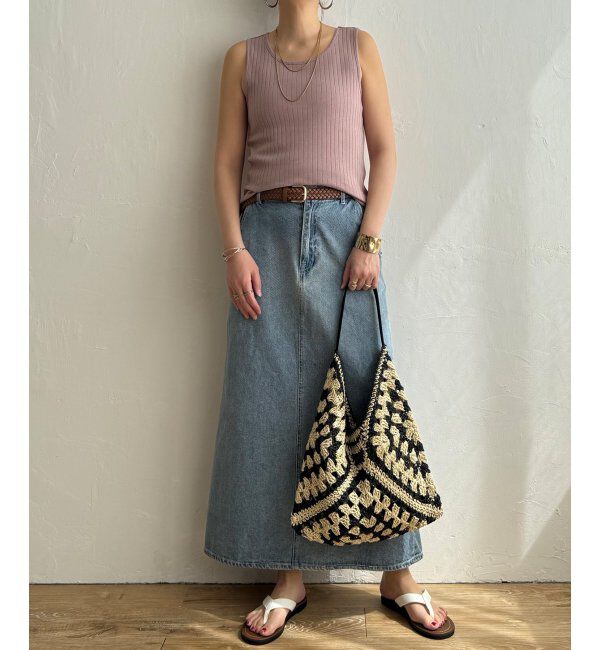 Lbc with Life「USコットン針抜きタンクトップ」|キャミソール|