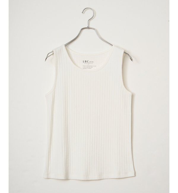 Lbc with Life「USコットン針抜きタンクトップ」|キャミソール|