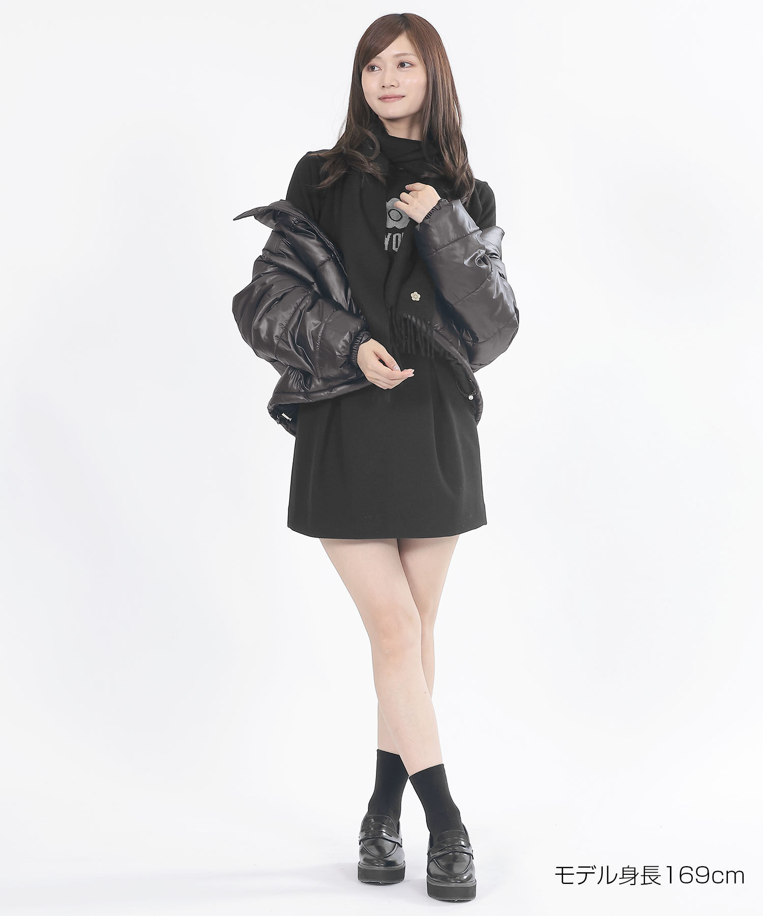 MARY QUANT「パデッドクロップド ブルゾン」|ダウン|