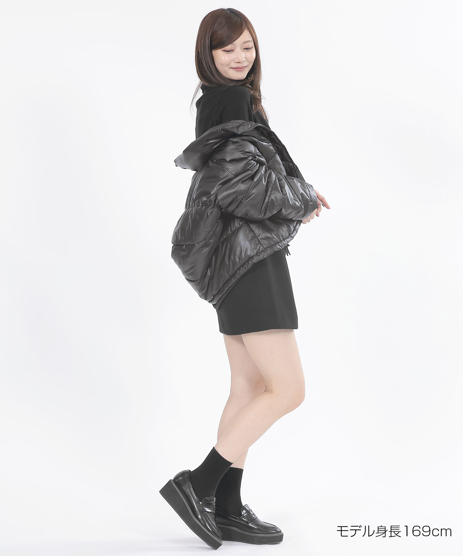 MARY QUANT「パデッドクロップド ブルゾン」|ダウン|