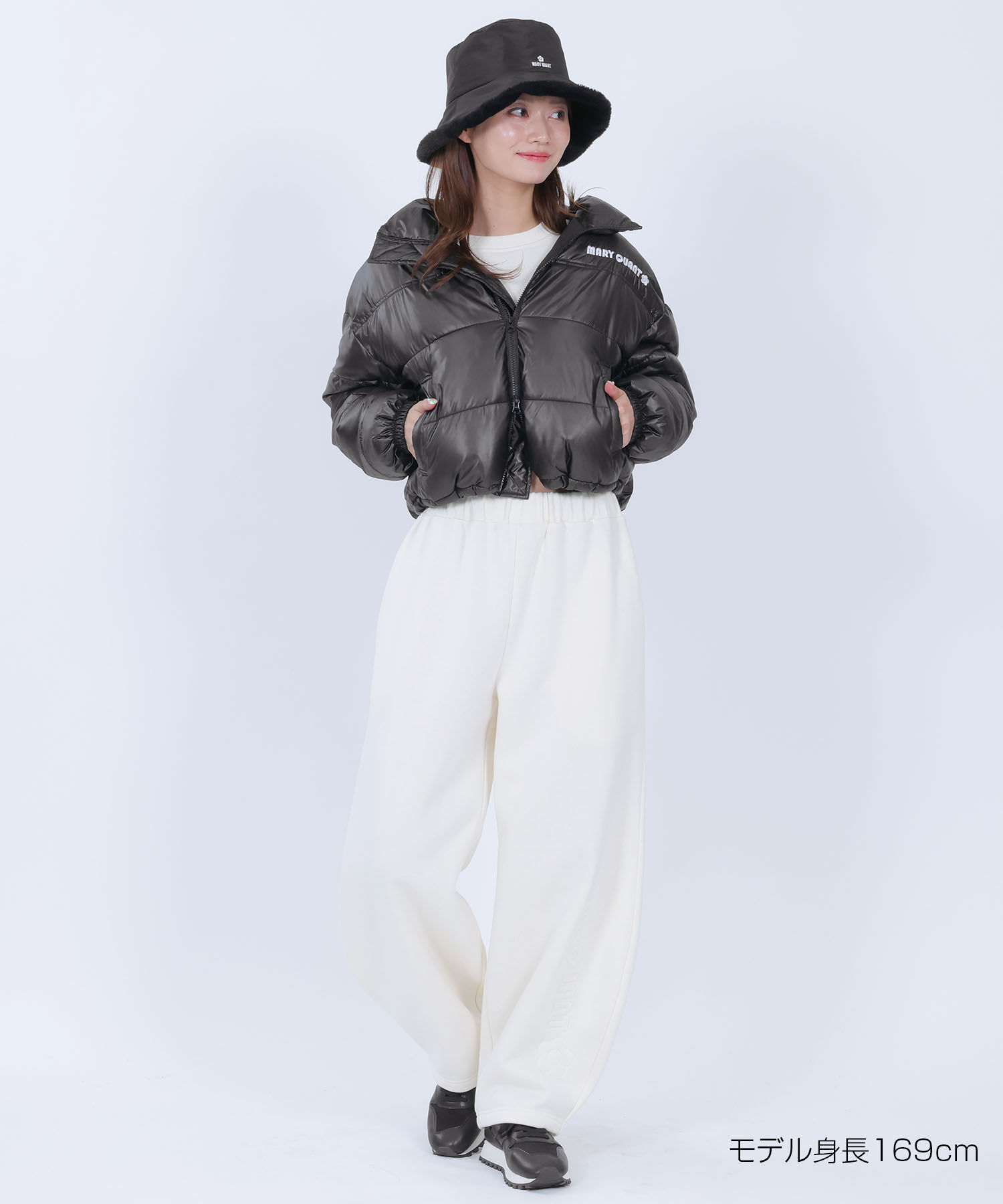 MARY QUANT「パデッドクロップド ブルゾン」|ダウン|