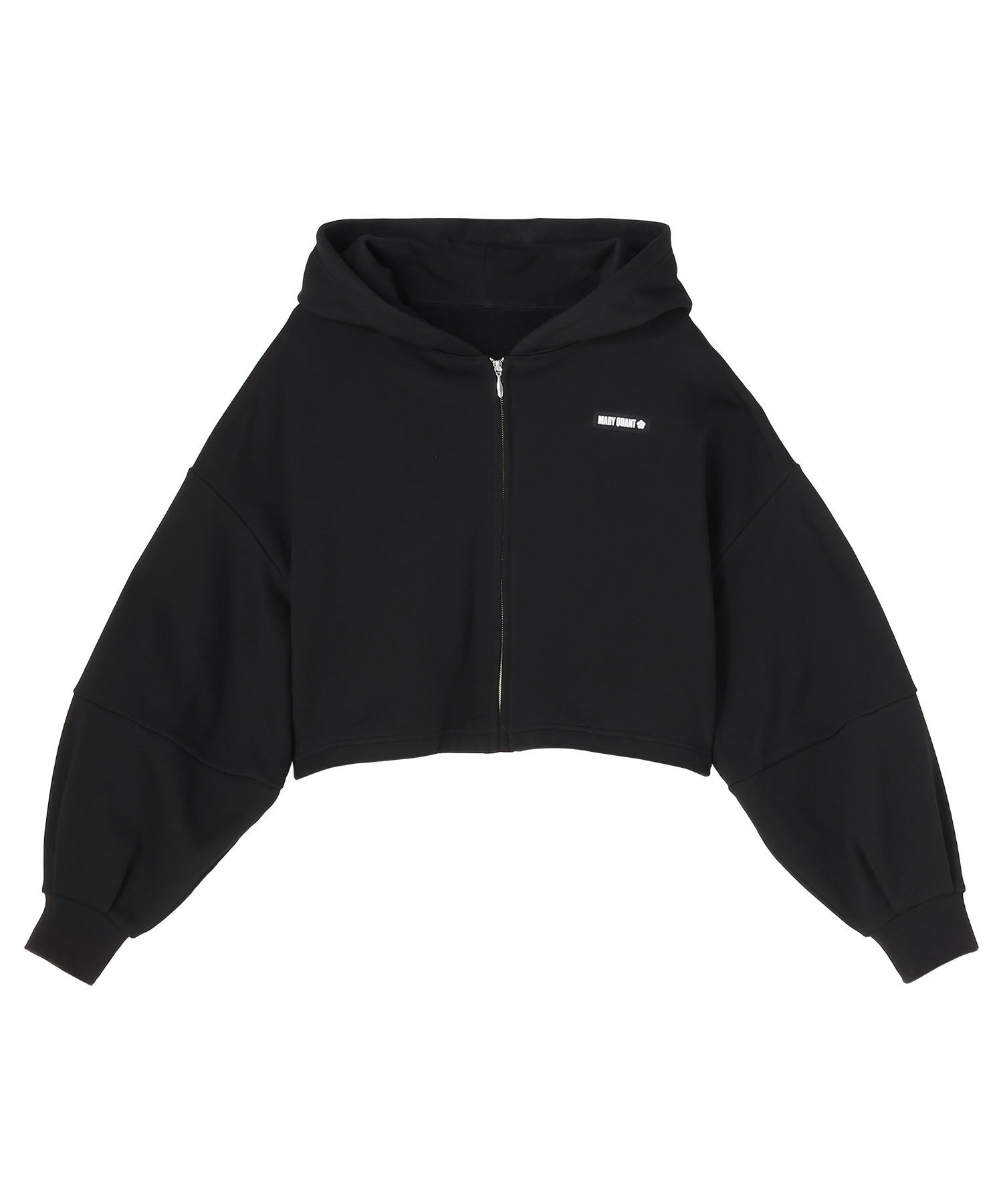 MARY QUANT「ロゴタグスウェット パーカ」|パーカー|ブラック