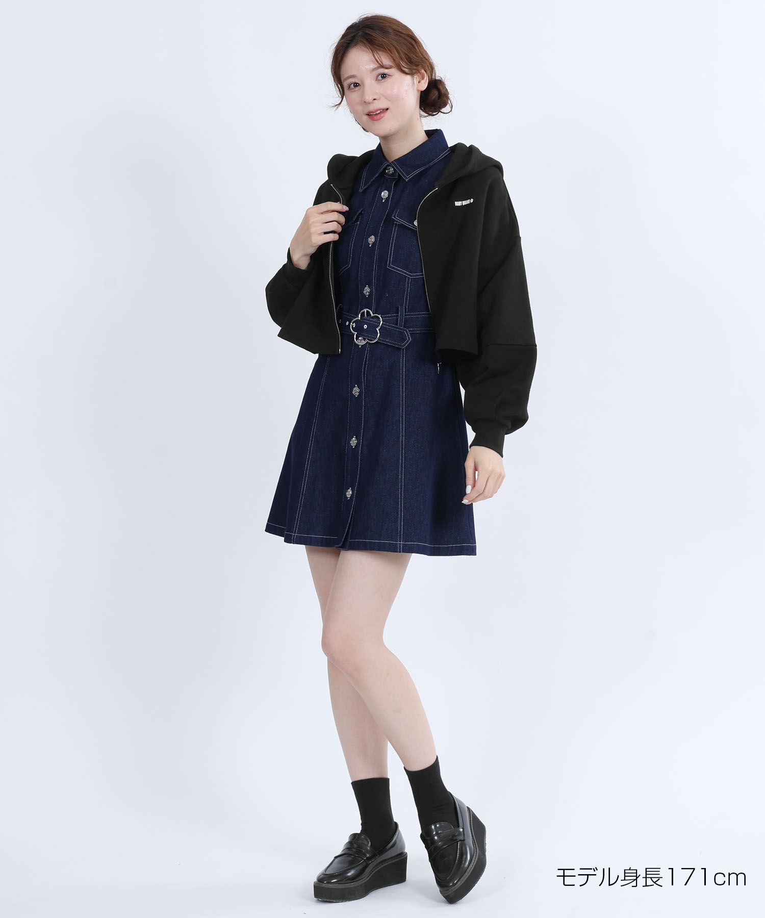 MARY QUANT「ロゴタグスウェット パーカ」|パーカー|