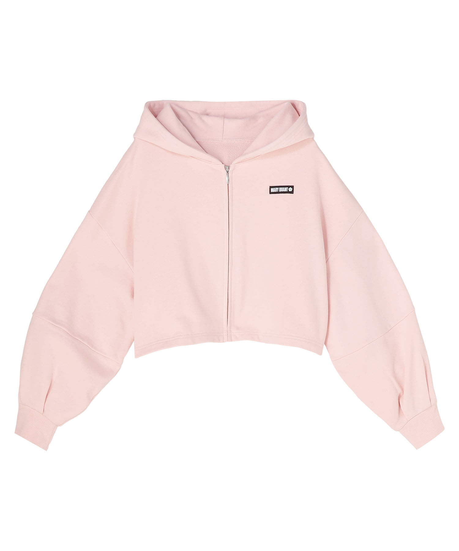 MARY QUANT「ロゴタグスウェット パーカ」|パーカー|ピンク