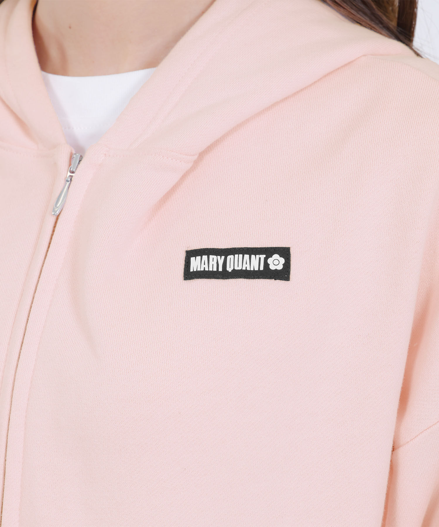 MARY QUANT「ロゴタグスウェット パーカ」|パーカー|