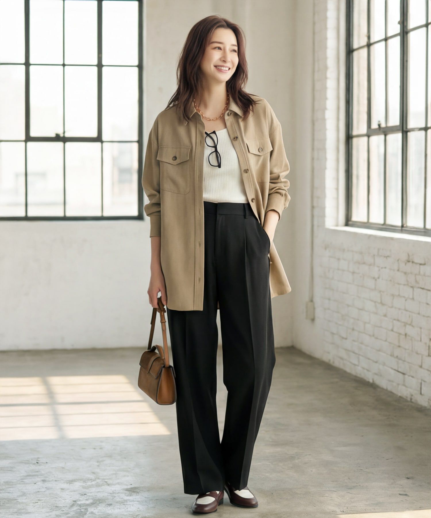 STYLE DELI「凹凸生地のシャツジャケット」|その他|