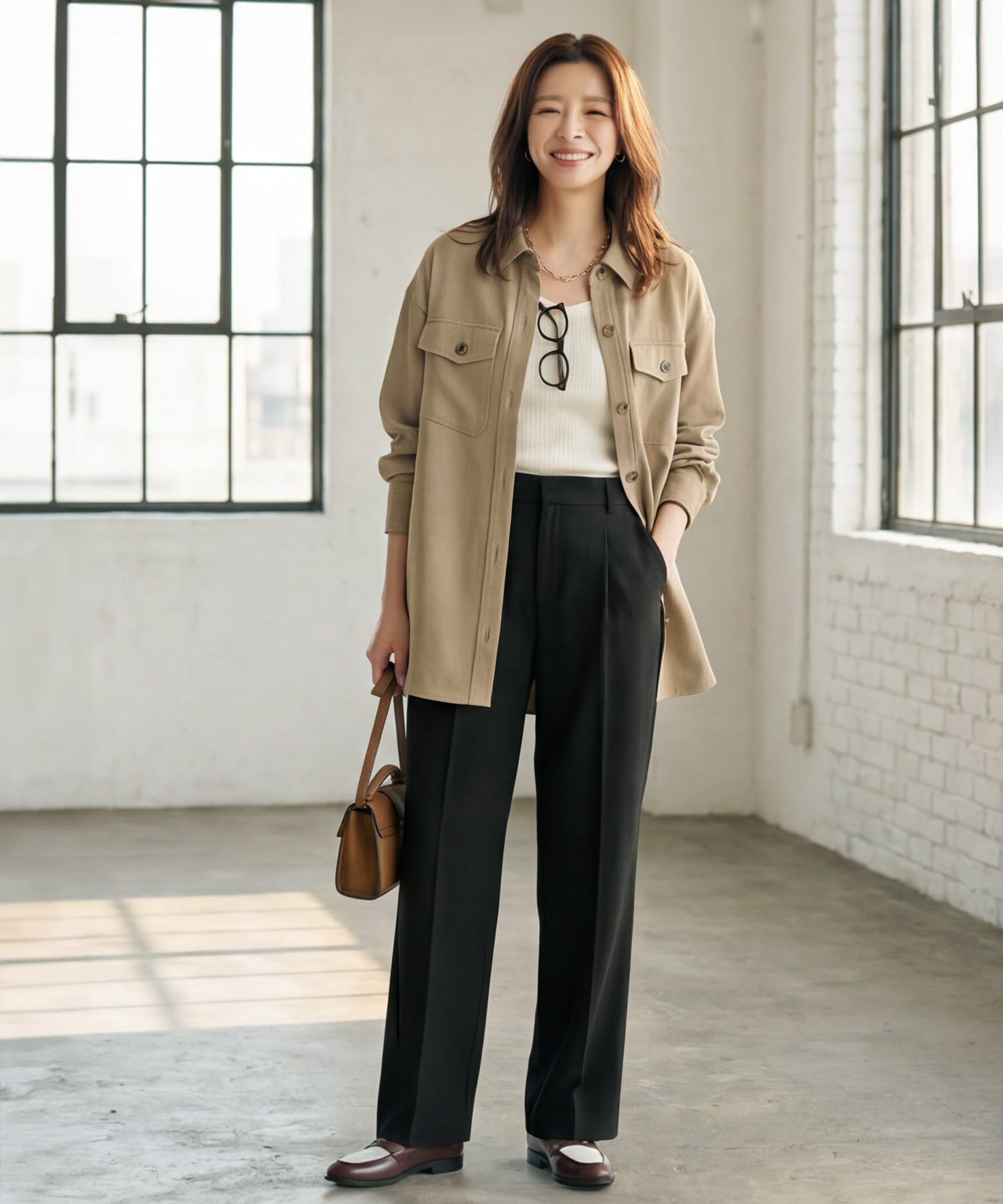 STYLE DELI「凹凸生地のシャツジャケット」|その他|