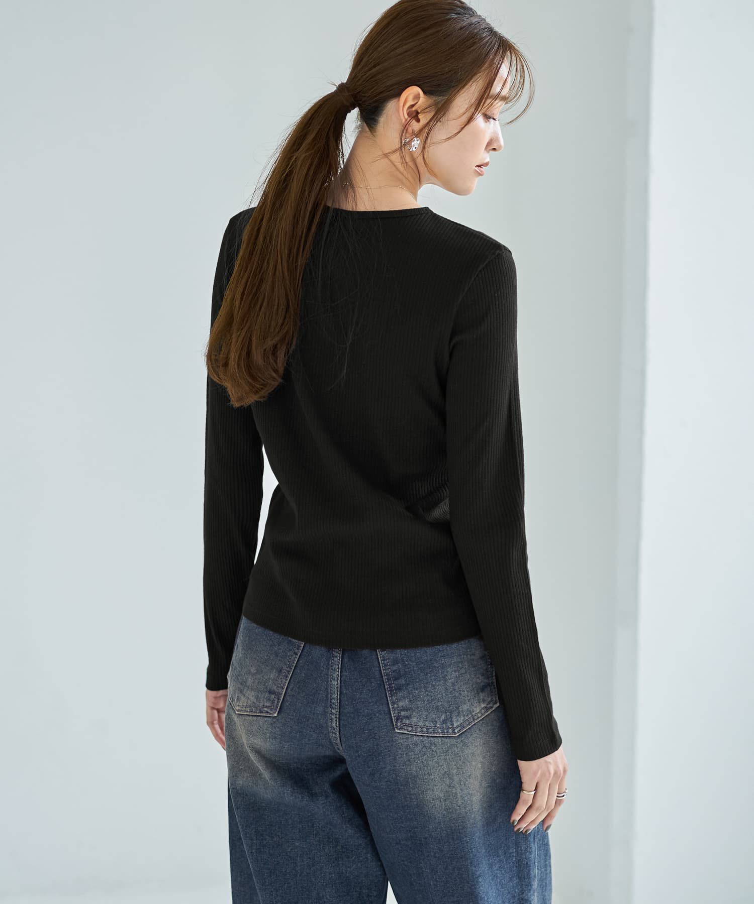 STYLE DELI「敏感肌対策◆中に着るコットンカットソートップス」|Tシャツ・カットソー|