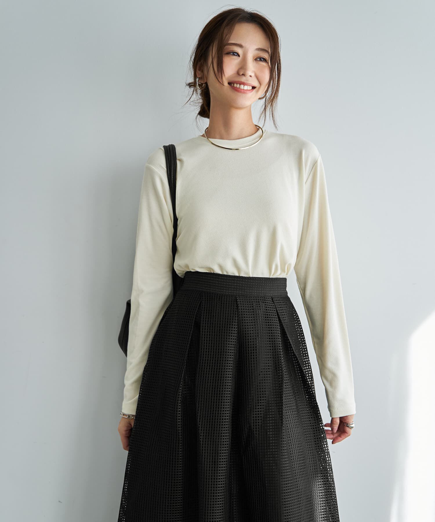 STYLE DELI「絶妙に緩いフワとろカットソートップス」|Tシャツ・カットソー|エクリュ