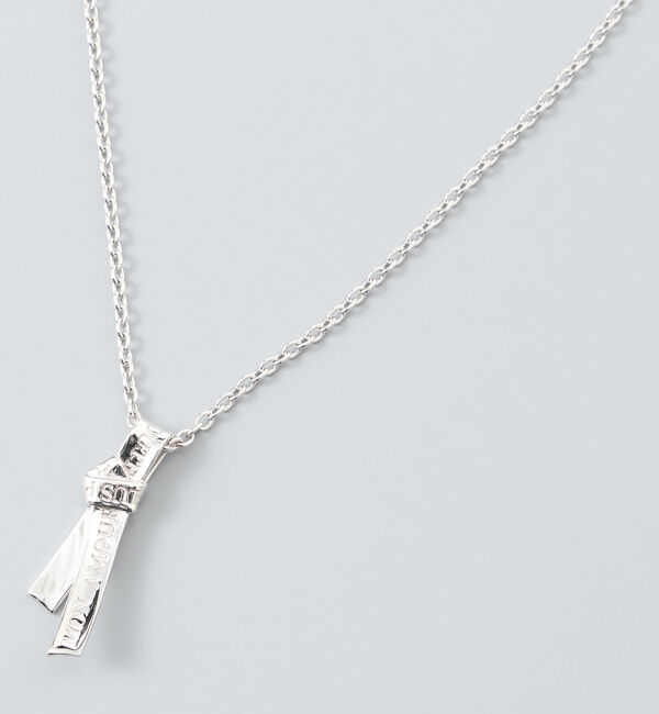 JUPITER「【SV925】タイリボンモチーフネックレス/ペア/シルバー」|ネックレス|シルバー