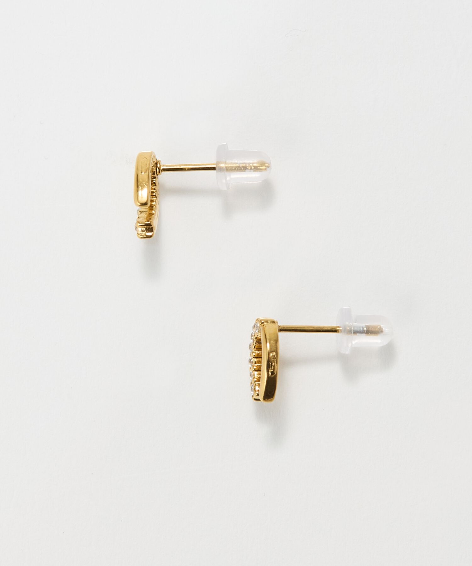 Phoebe「【金属アレルギー対応】グロッシーミニホースシューピアス　ゴールド　ステンレス/馬蹄/蹄鉄/ギフト」|ピアス|