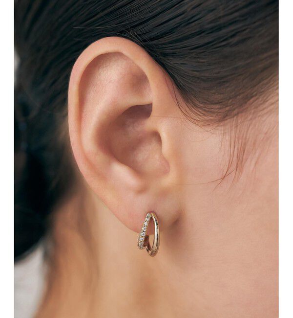 ete「ビジュー ハグピアス」|ピアス|