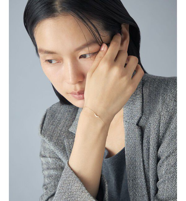 Jouete「K10YG ブレスレット クレセントムーン」|ブレスレット・バングル|