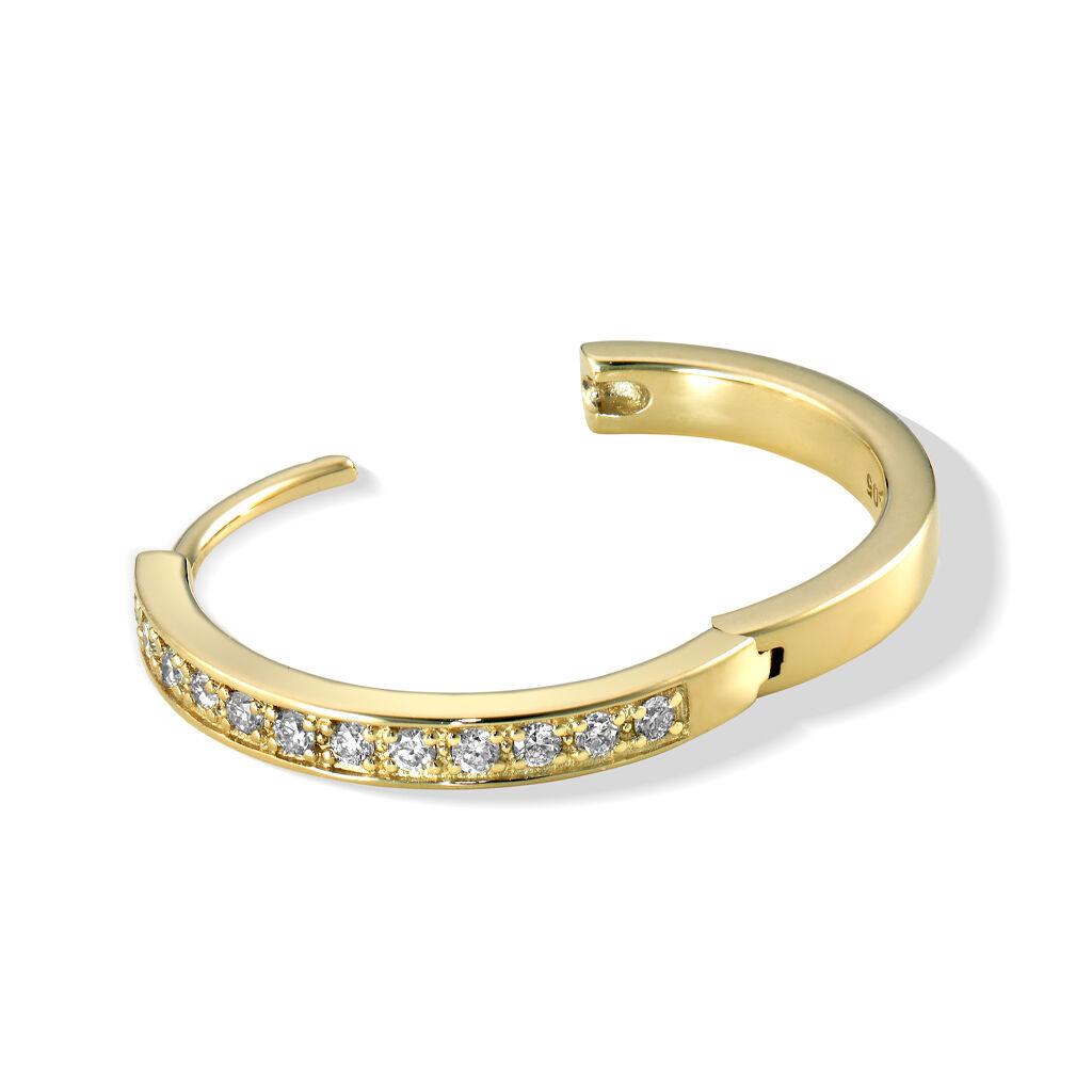 STAR JEWELRY「CLICK HOOP（L）」|ピアス|