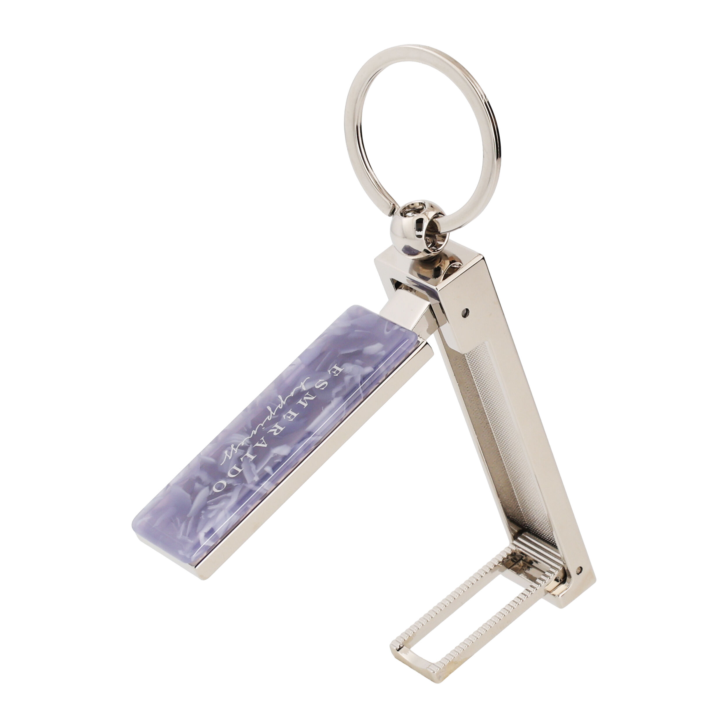  「ESMERALDO happiness エスメラルド・ハピネス スマホスタンド&バッグハンガー 2WAYキーホルダー」|チャーム・キーホルダー|