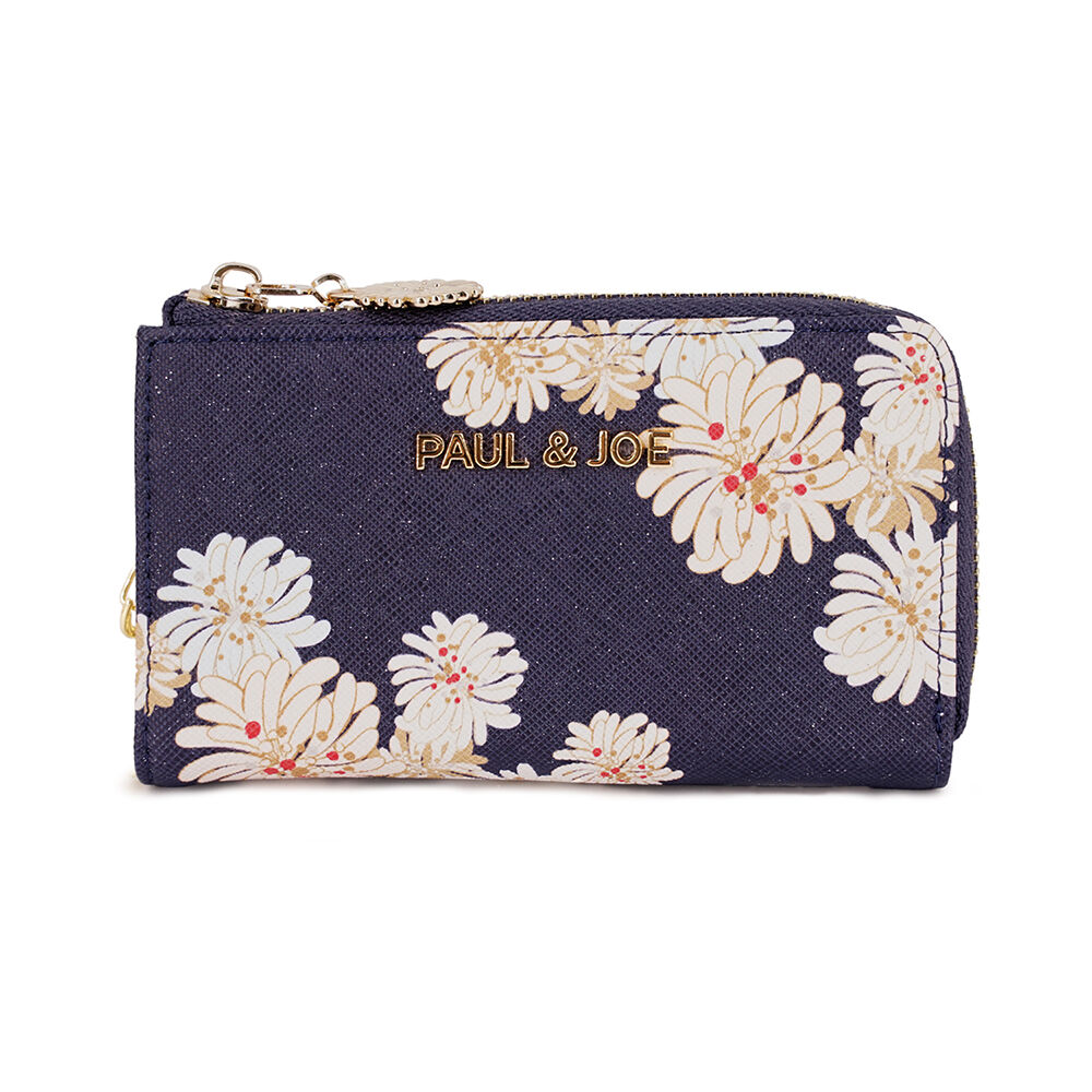 PAUL&JOE「キーケース／　クリザンテーム　ラメ　／ＰＡＵＬ　＆　ＪＯＥ」|キーケース|ネイビー