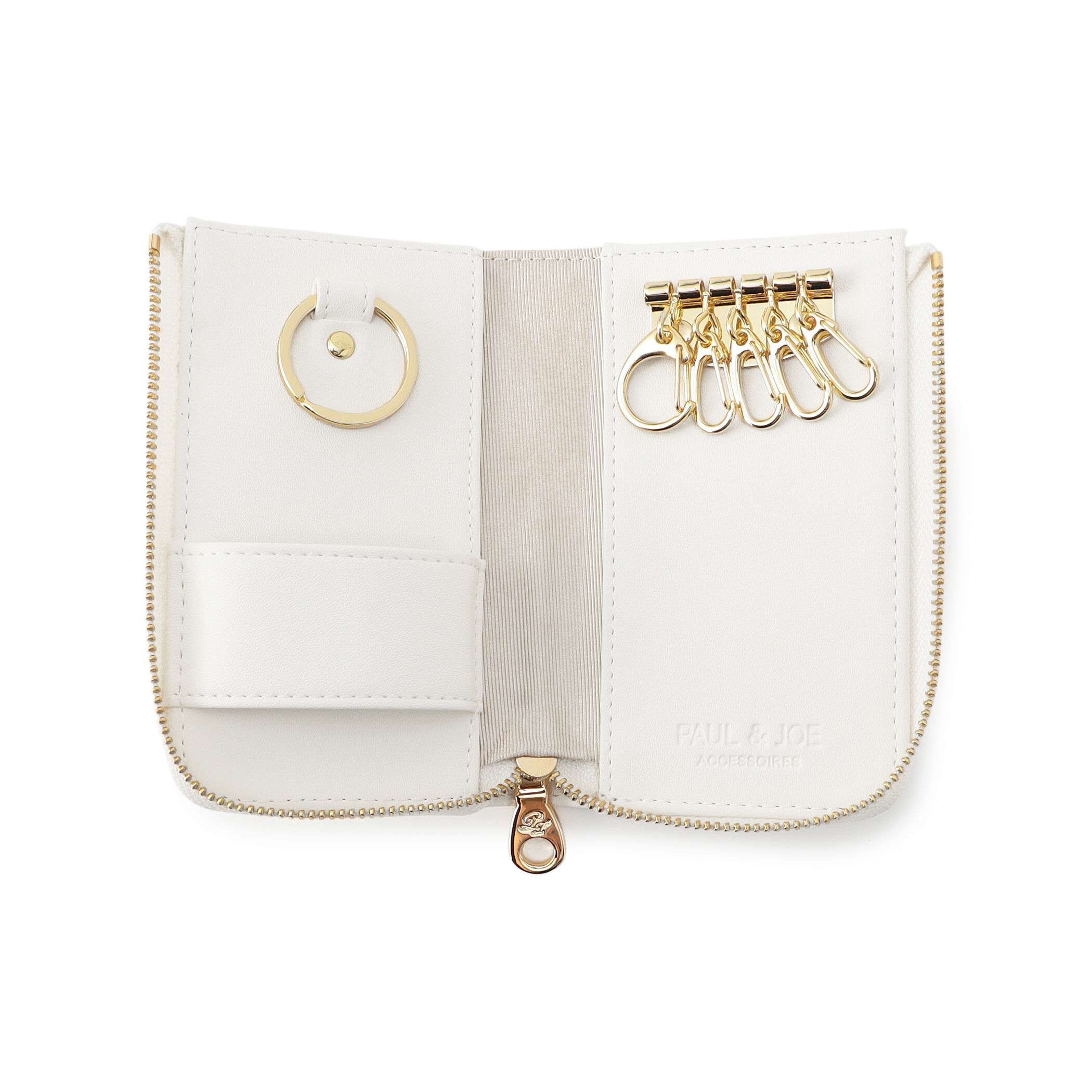 PAUL&JOE「キーケース／ロゴエンボス」|キーケース|
