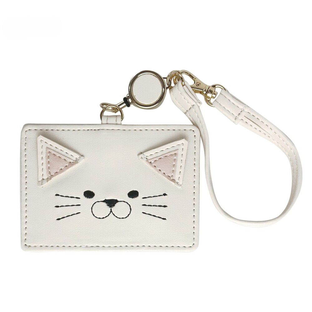 BACKYARD FAMILY「パスケース 定期入れ 通販 レディース おしゃれ リール付き かわいい icカードケース」|定期入れ|ホワイト1