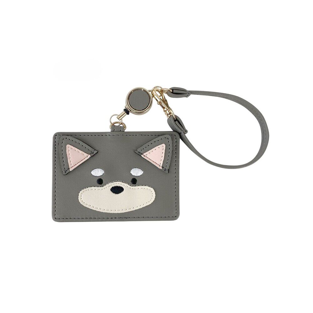 BACKYARD FAMILY「パスケース 定期入れ 通販 レディース おしゃれ リール付き かわいい icカードケース」|定期入れ|グレー1